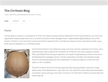 Tablet Screenshot of cirrhosisblog.net